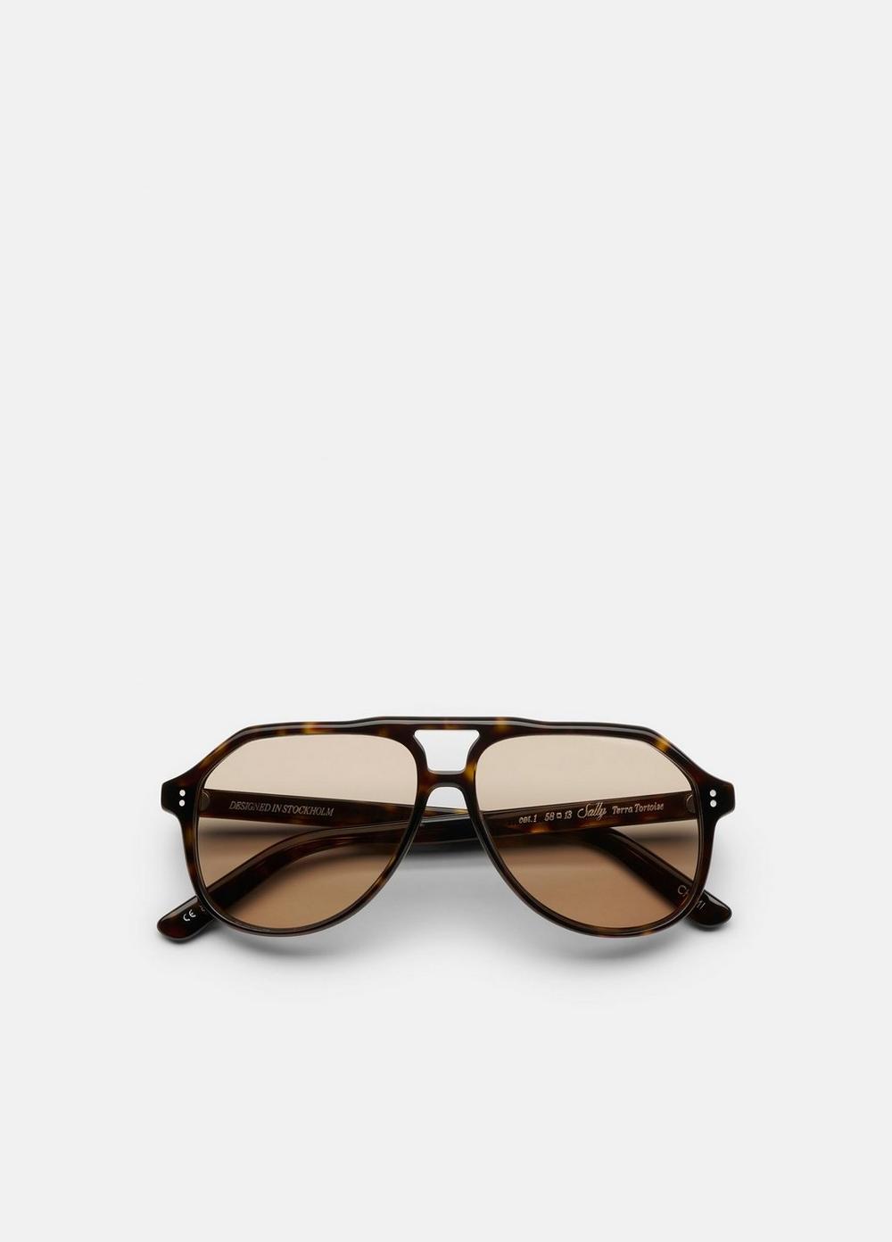Women's Chimi Sally Sunglasses, Terra Tortoise/light Brown Vince
