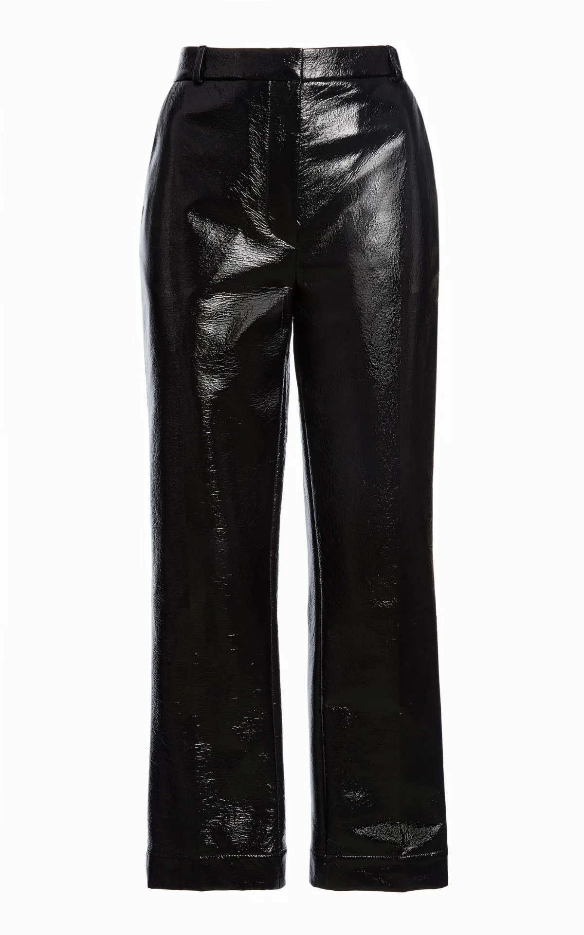 Minnie Crinkled Vinyl Cotton Pants