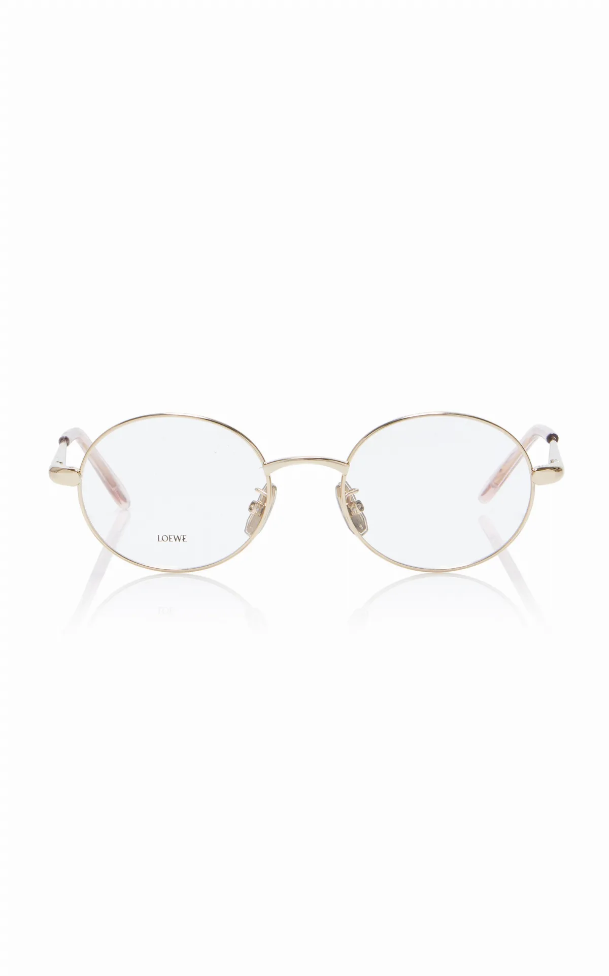 Round-Frame Metal Glasses by Loewe