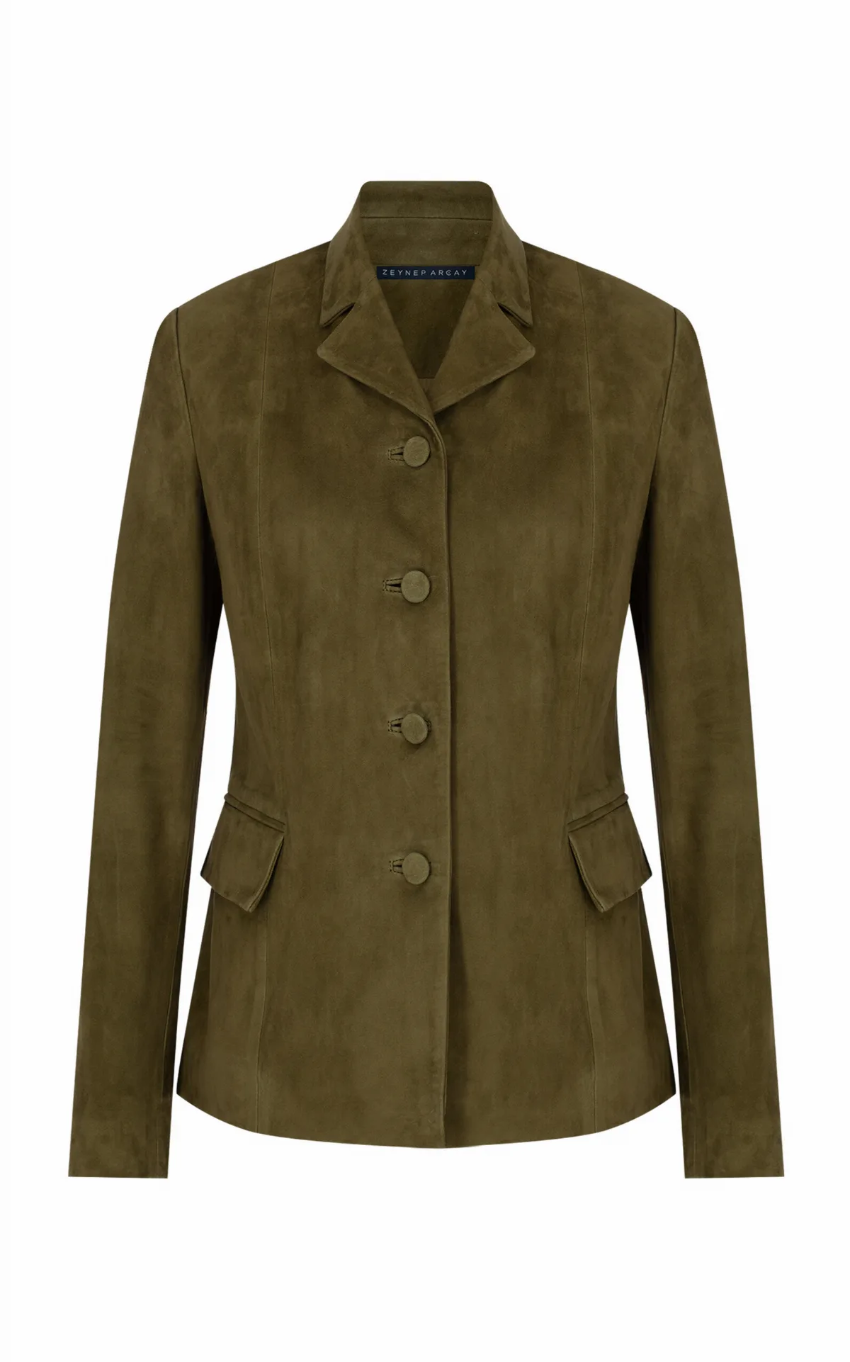 x Camille Charrire Vintage Suede Blazer by Zeynep Aray