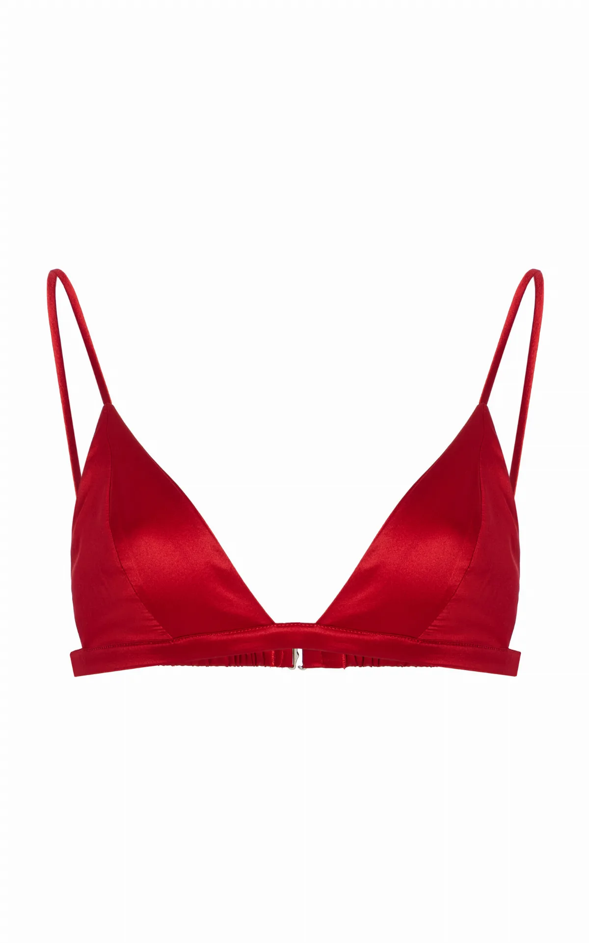 Luxe Stretch-Silk Triangle Bra