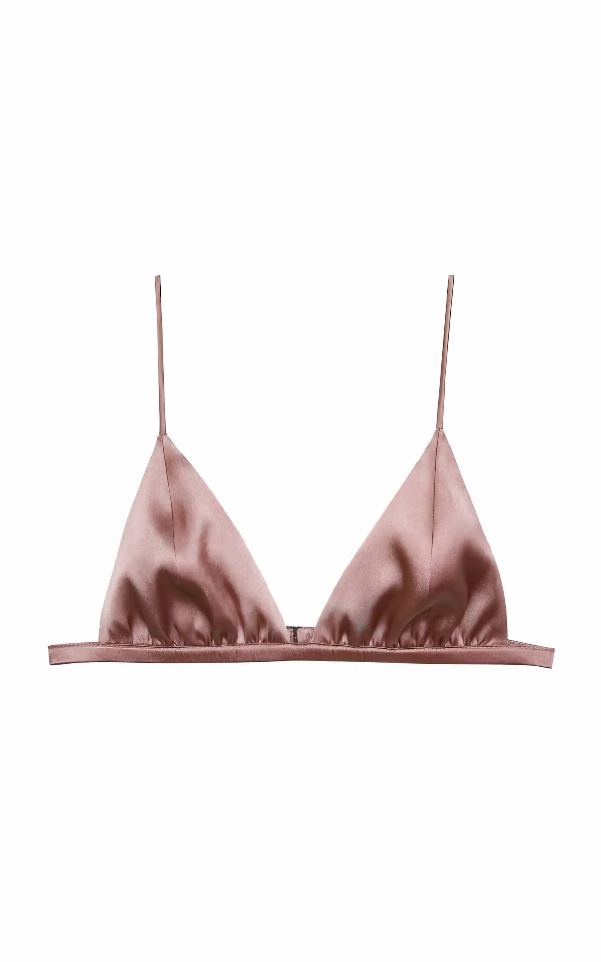 Luxe Stretch-Silk Triangle Bra