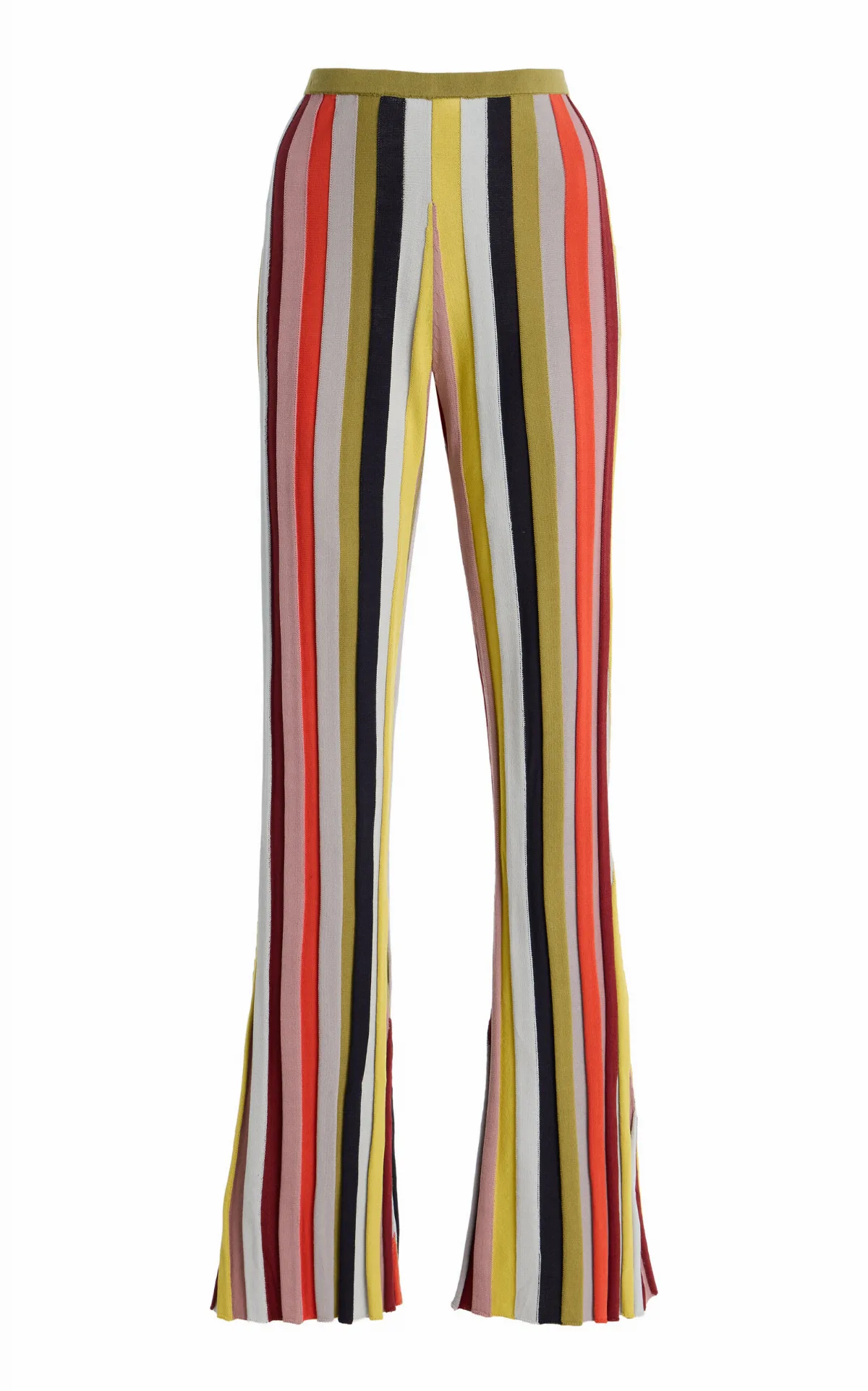 Exclusive Rythym Striped Knit Pants