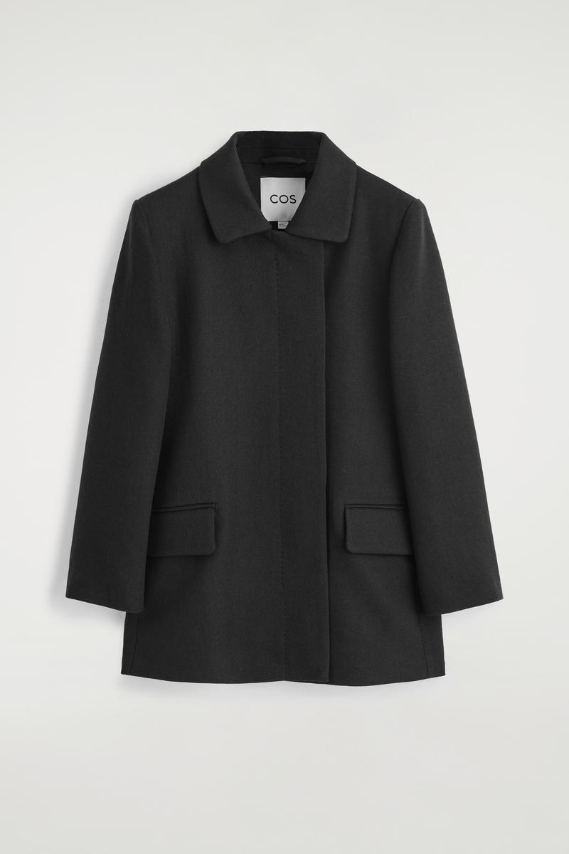 Tailored Wool-Blend Jacket