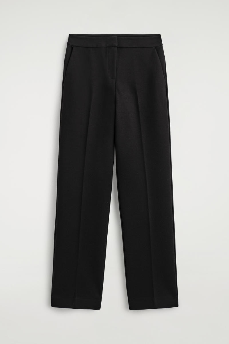 Tailored Straight-Leg Pants