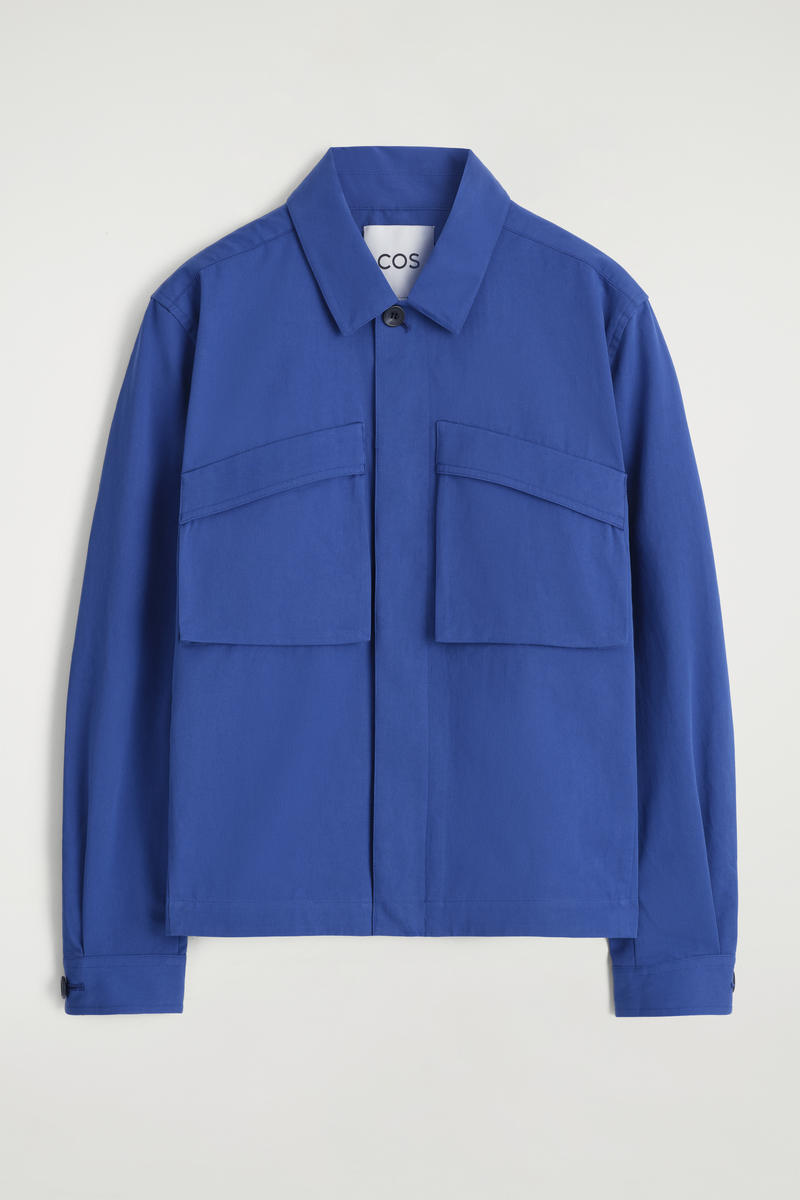 Utility Cotton-Twill Overshirt