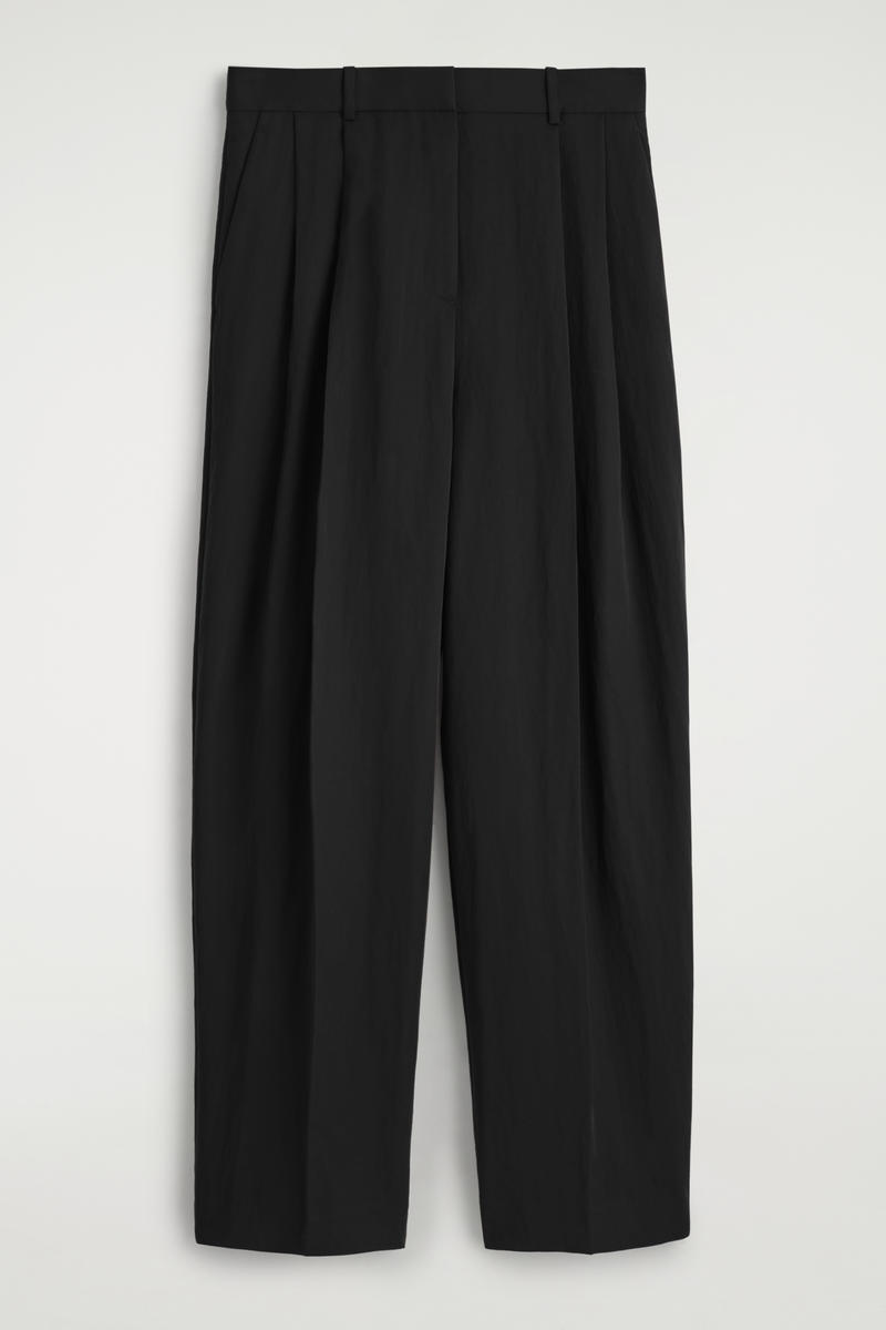 Relaxed Fluid Wide-Leg Pants