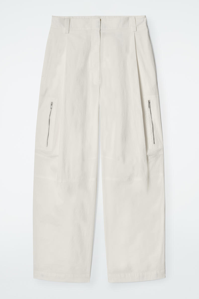 Utility Barrel-Leg Cargo Pants