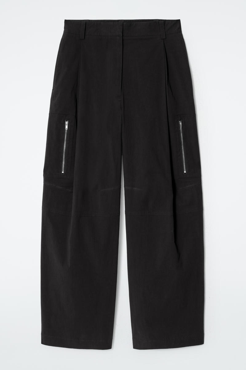 Utility Barrel-Leg Cargo Pants