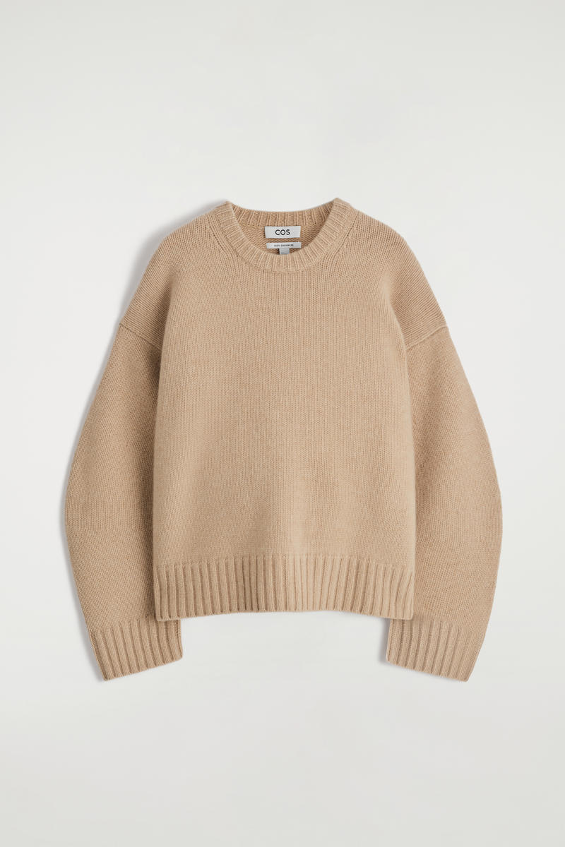 Chunky Pure Cashmere Crew-Neck Sweater