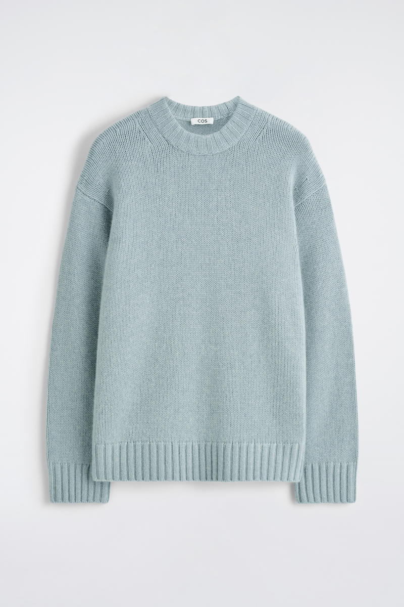 Chunky Pure Cashmere Crew-Neck Sweater