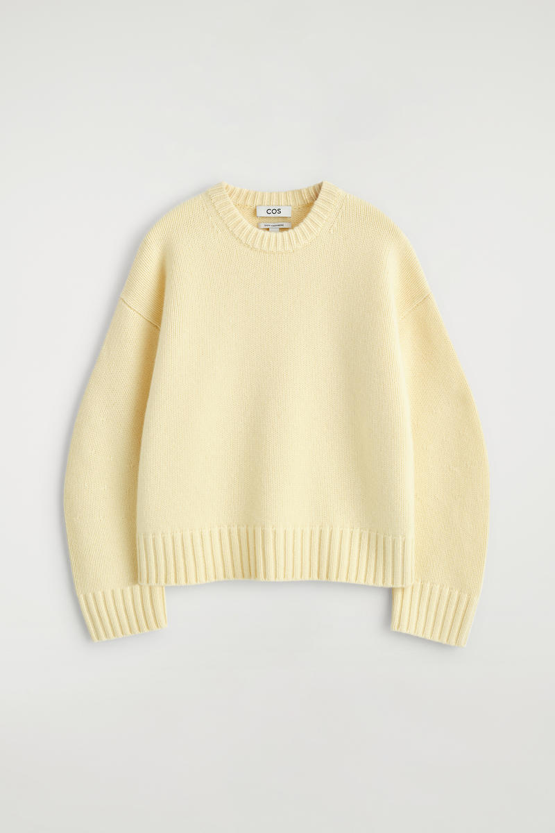 Chunky Pure Cashmere Crew-Neck Sweater