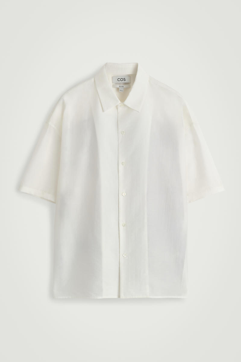 Relaxed Short-Sleeved Printed Resort Shirt