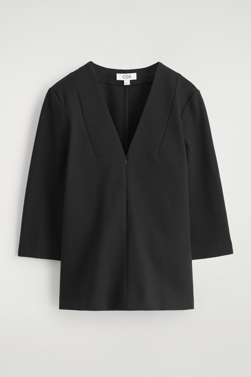 Jersey V-Neck Top