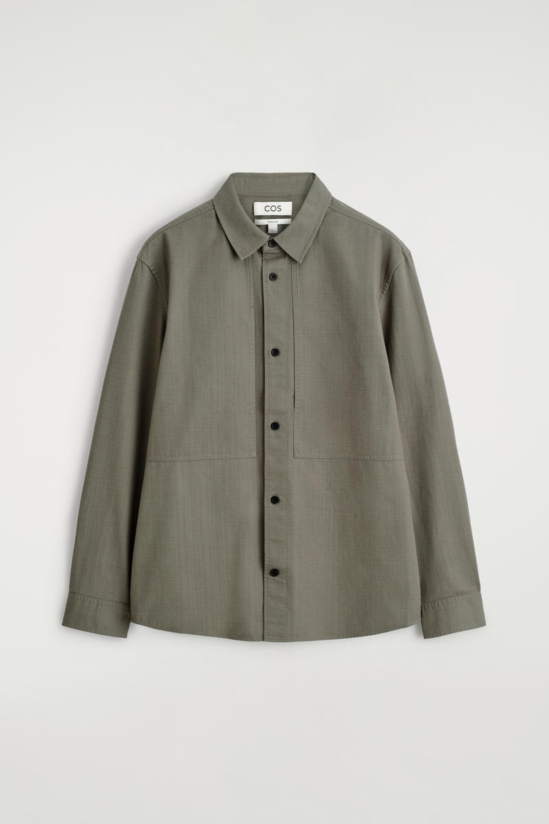 Pocket-Detail Cotton Shirt