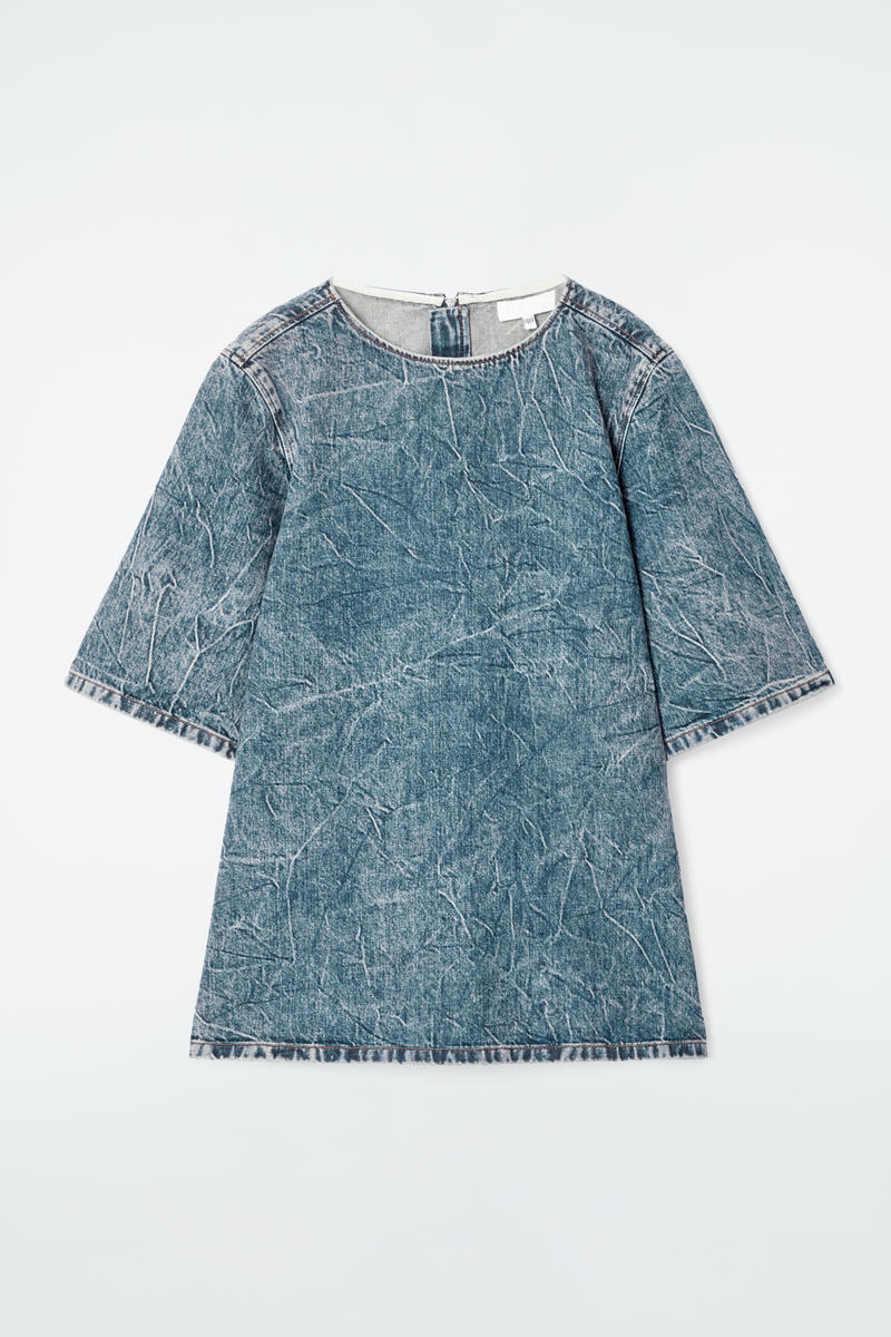 Short-Sleeved Washed-Denim Top by COS