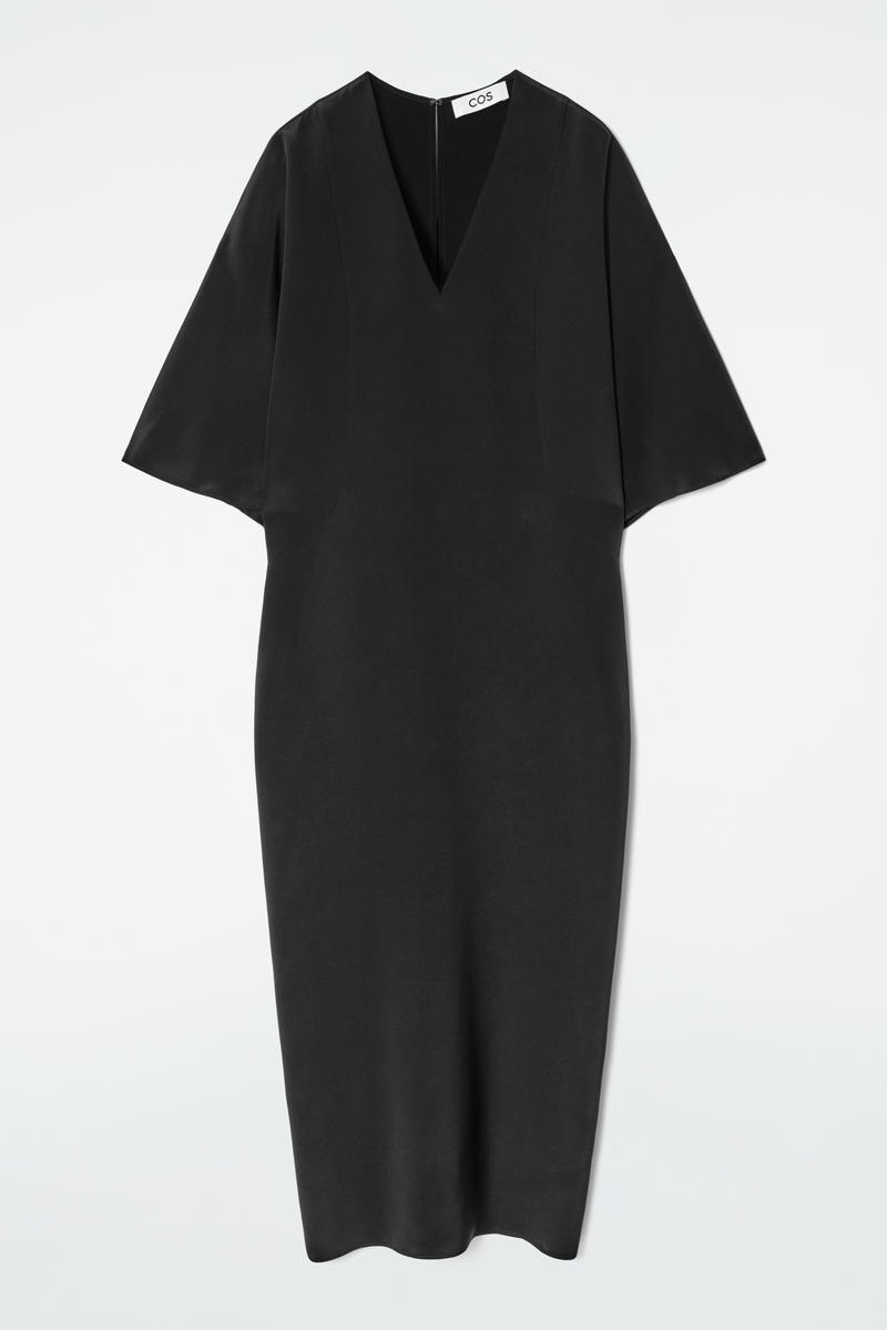 Draped Silk Dress by COS