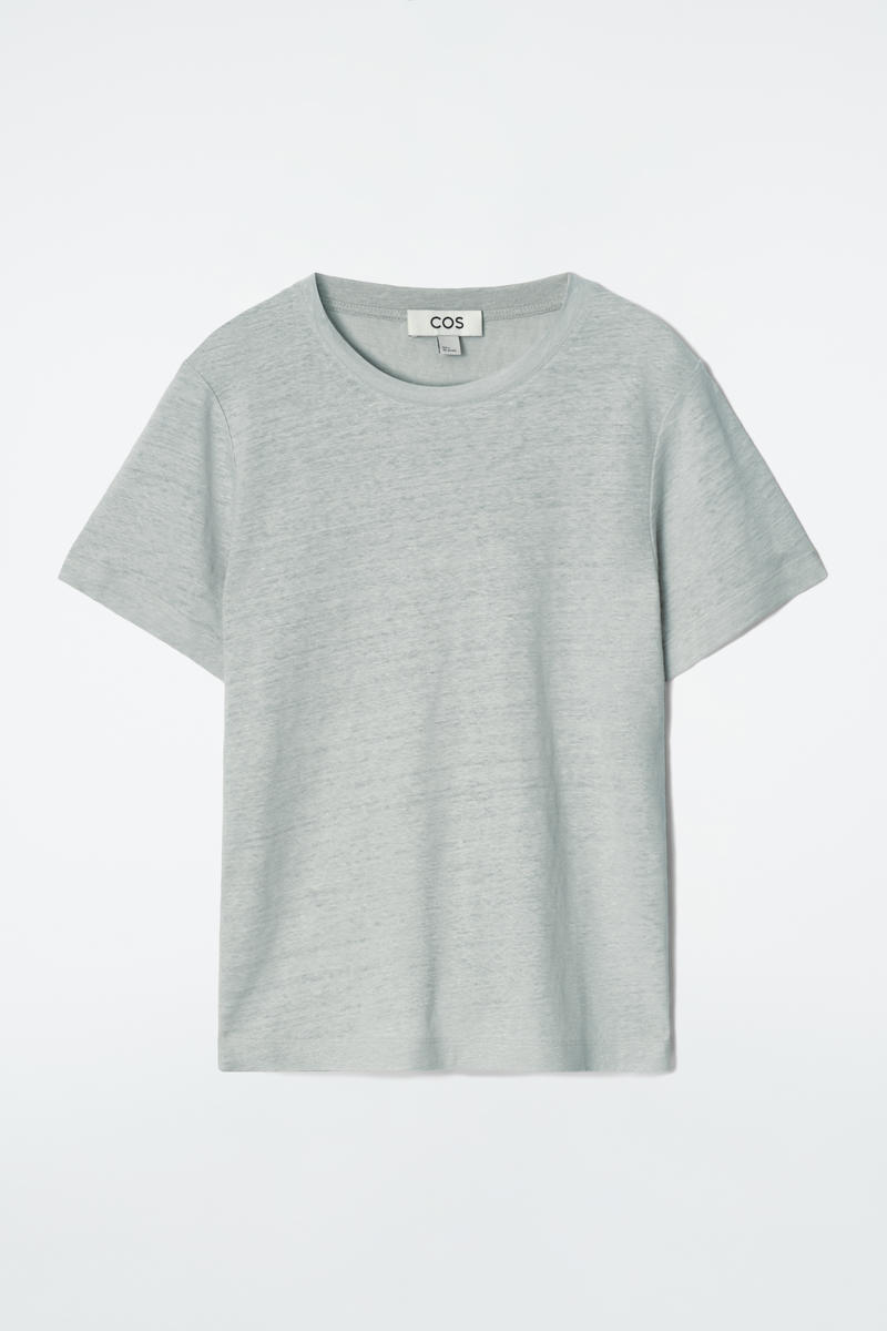 Crew-Neck Linen T-Shirt
