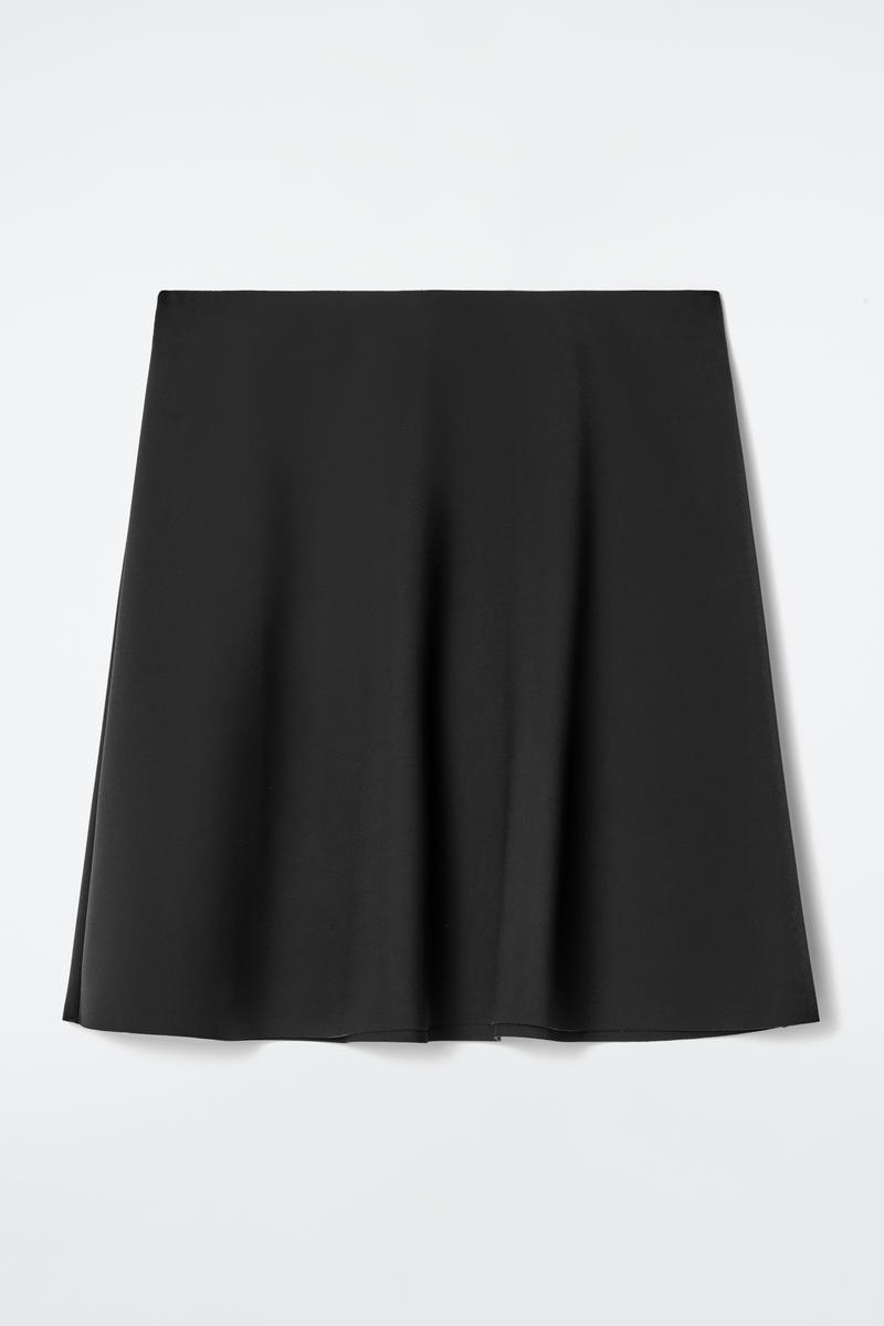 A-Line Scuba Mini Skirt