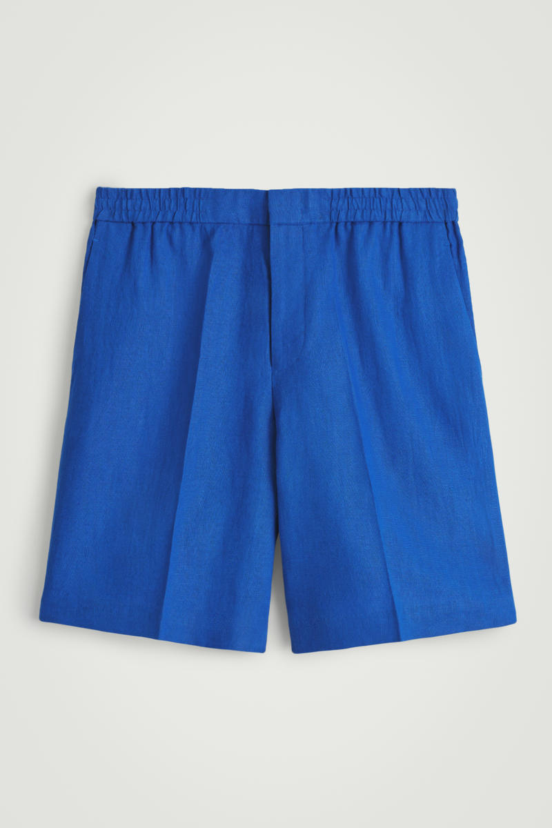 Elasticated Linen Shorts