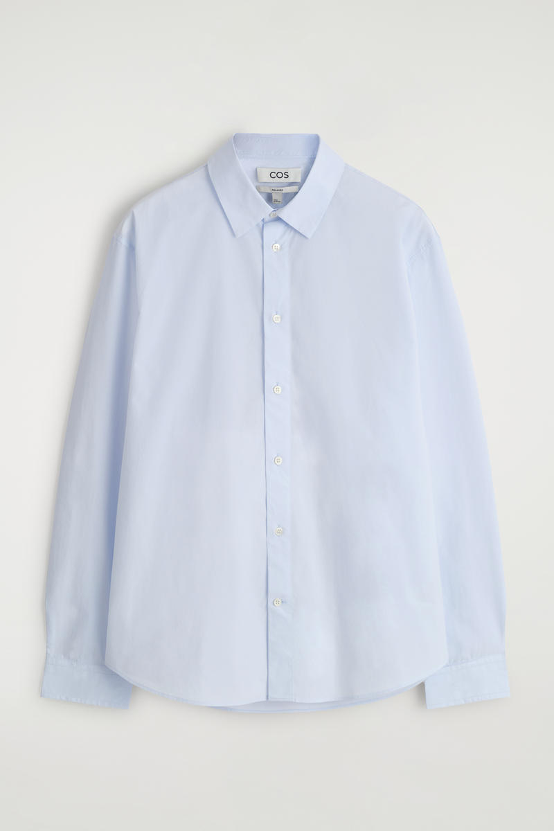 Relaxed Pima Cotton Poplin Shirt