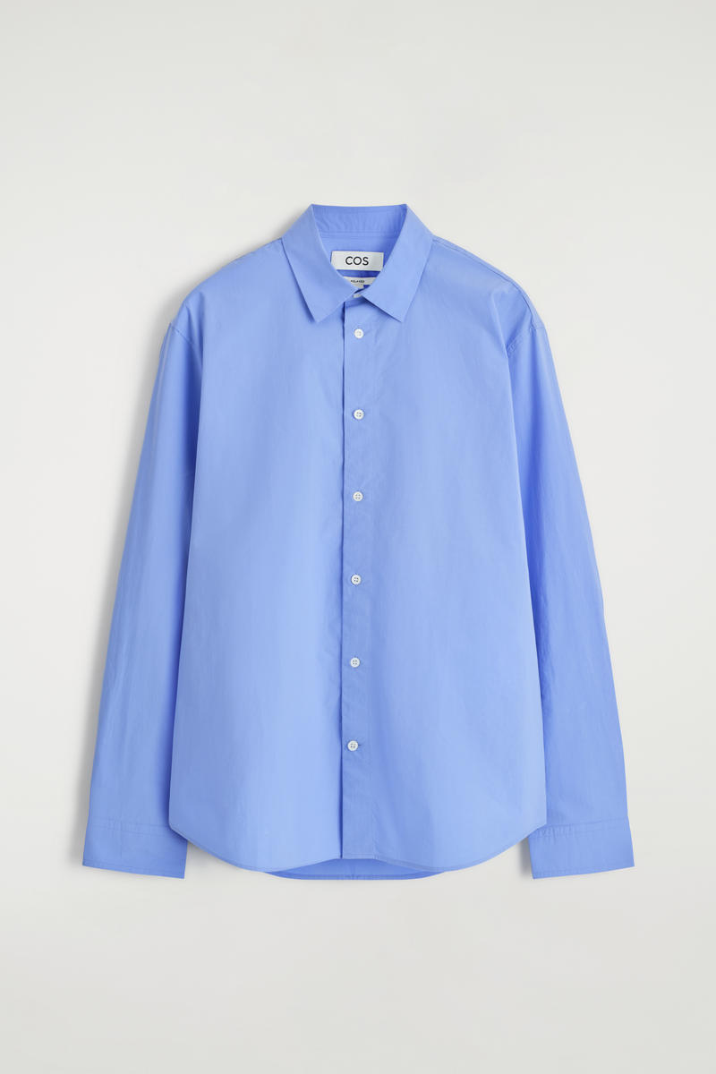 Relaxed Pima Cotton Poplin Shirt