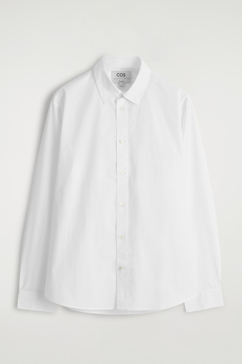 Relaxed Pima Cotton Poplin Shirt