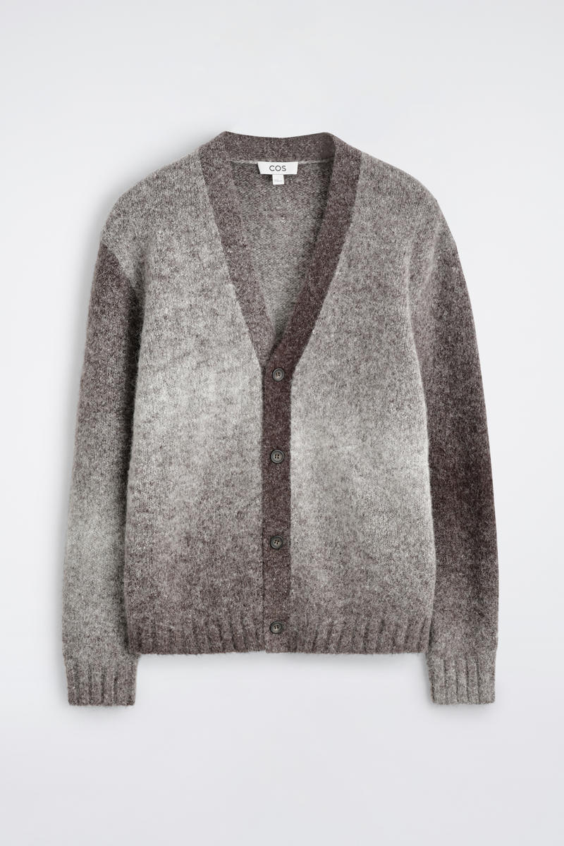 Degrade Alpaca-Blend Cardigan