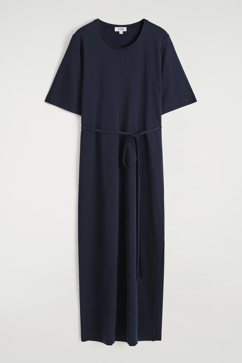 Belted Midi Shirt Dress