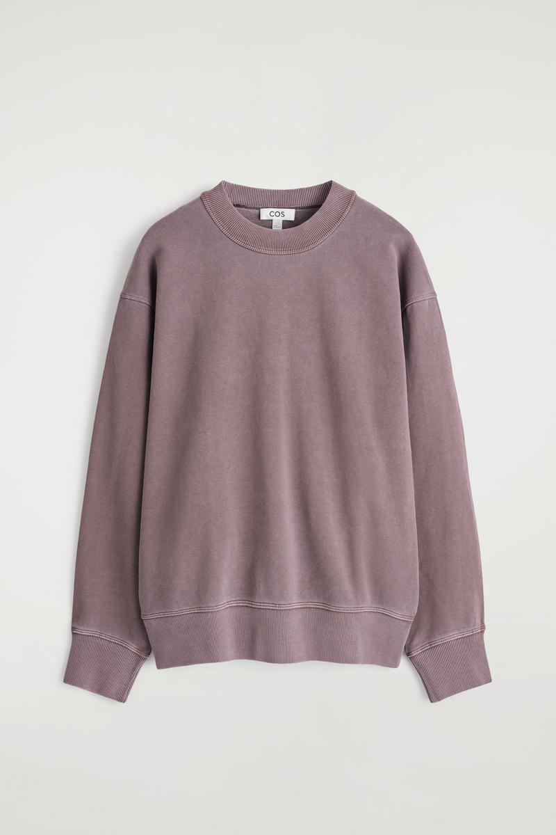 Relaxed Washed-Cotton Sweatshirt