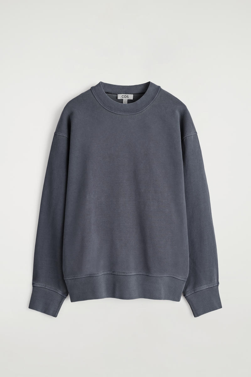 Relaxed Washed-Cotton Sweatshirt