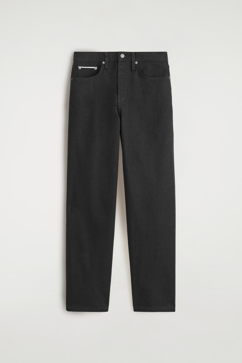 Rider Raw Selvedge Straight-Leg Jeans