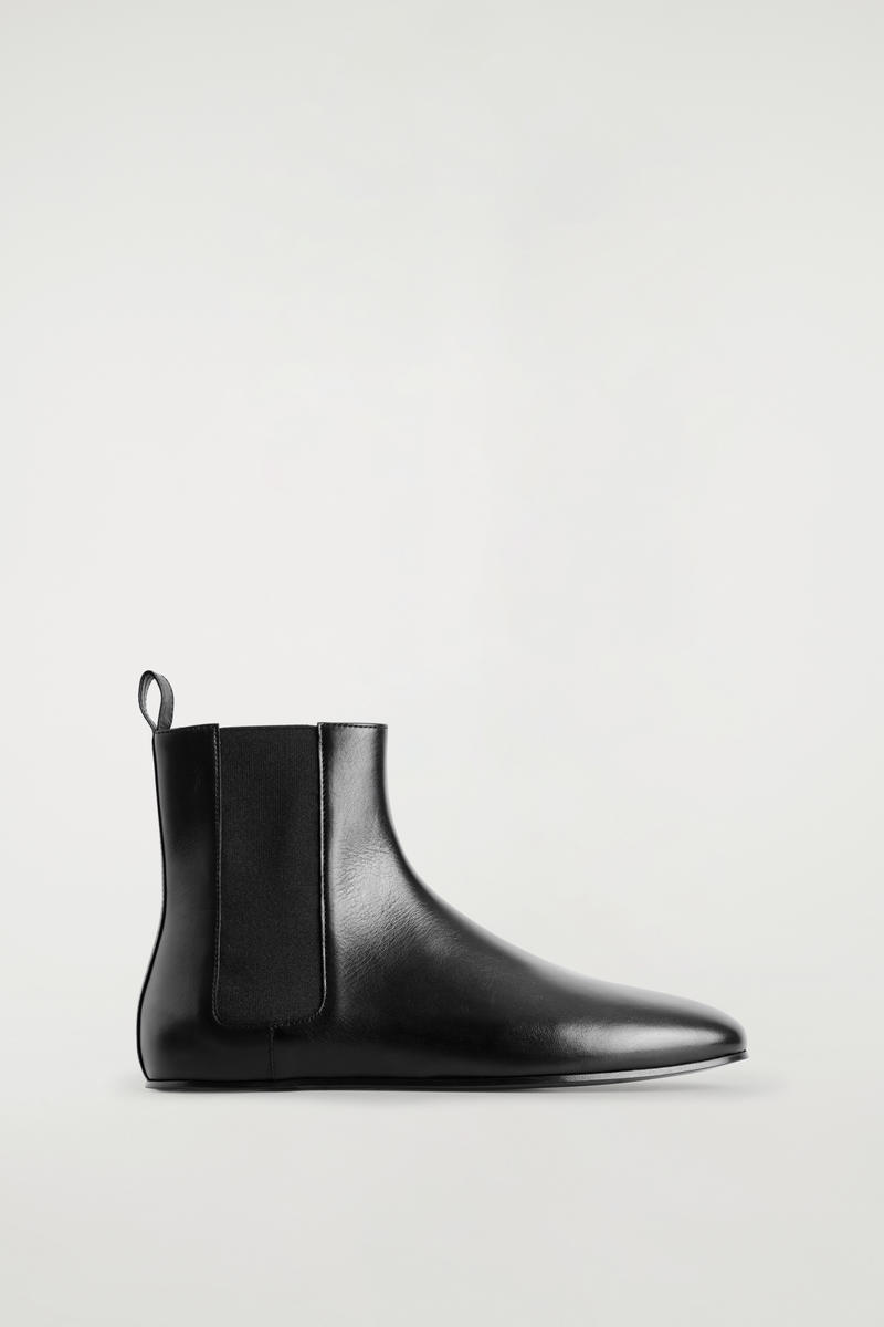 Slim Leather Boots