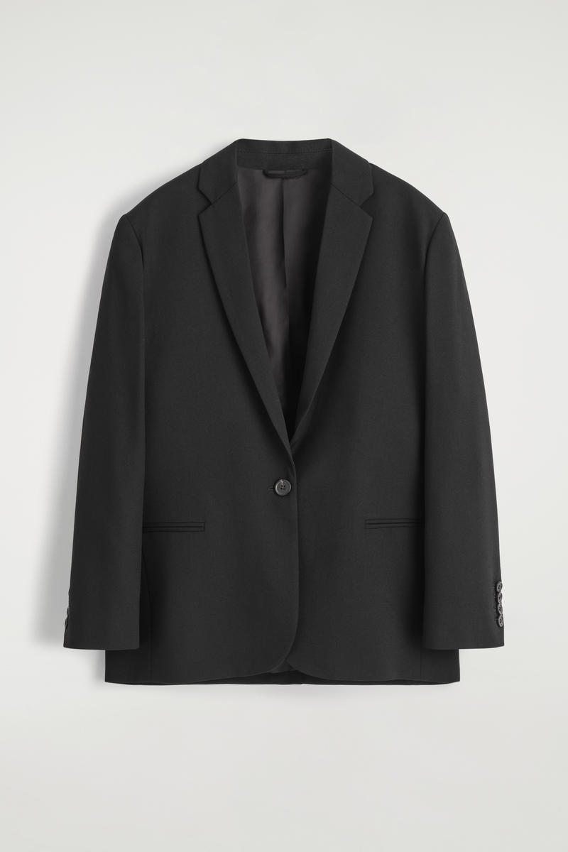 Wool-Blend Blazer