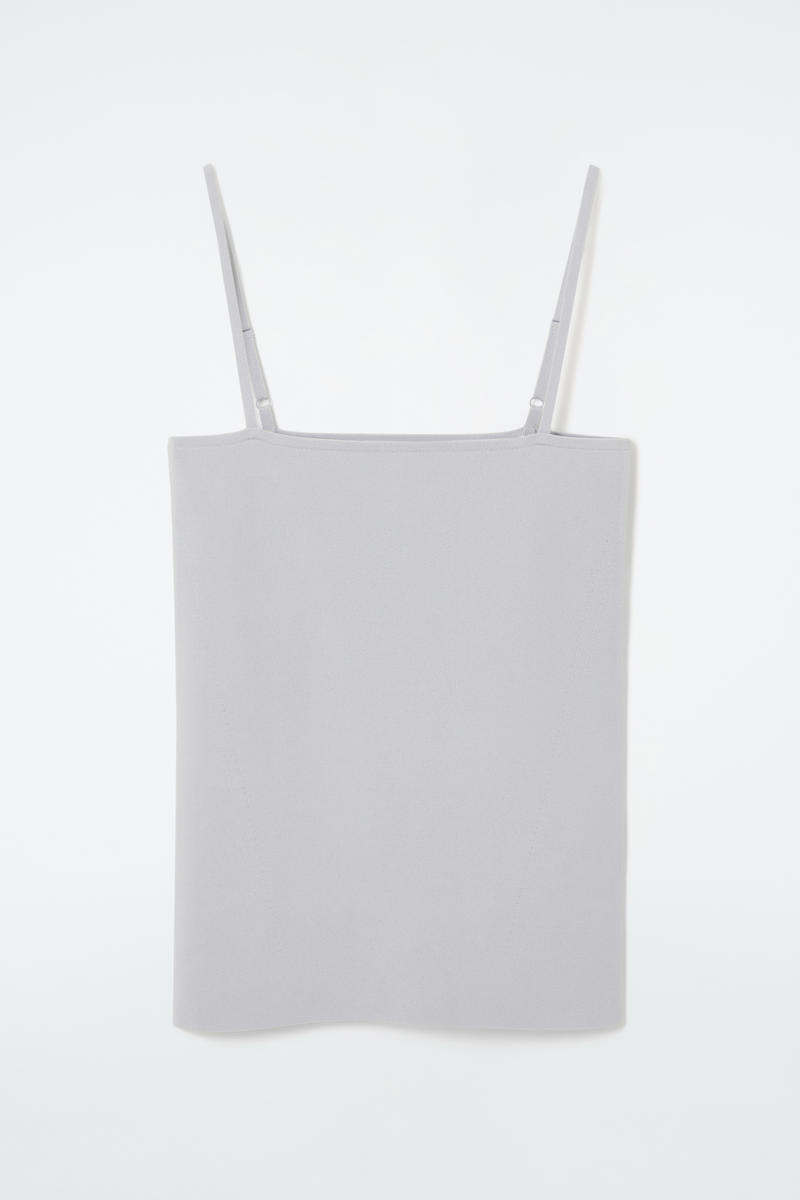 Strappy Rib-Knit Bandeau by COS