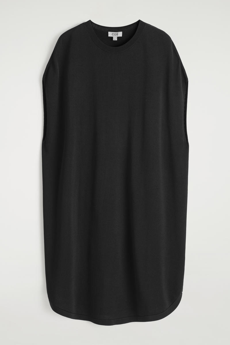 Circle-Cut Knit Dress