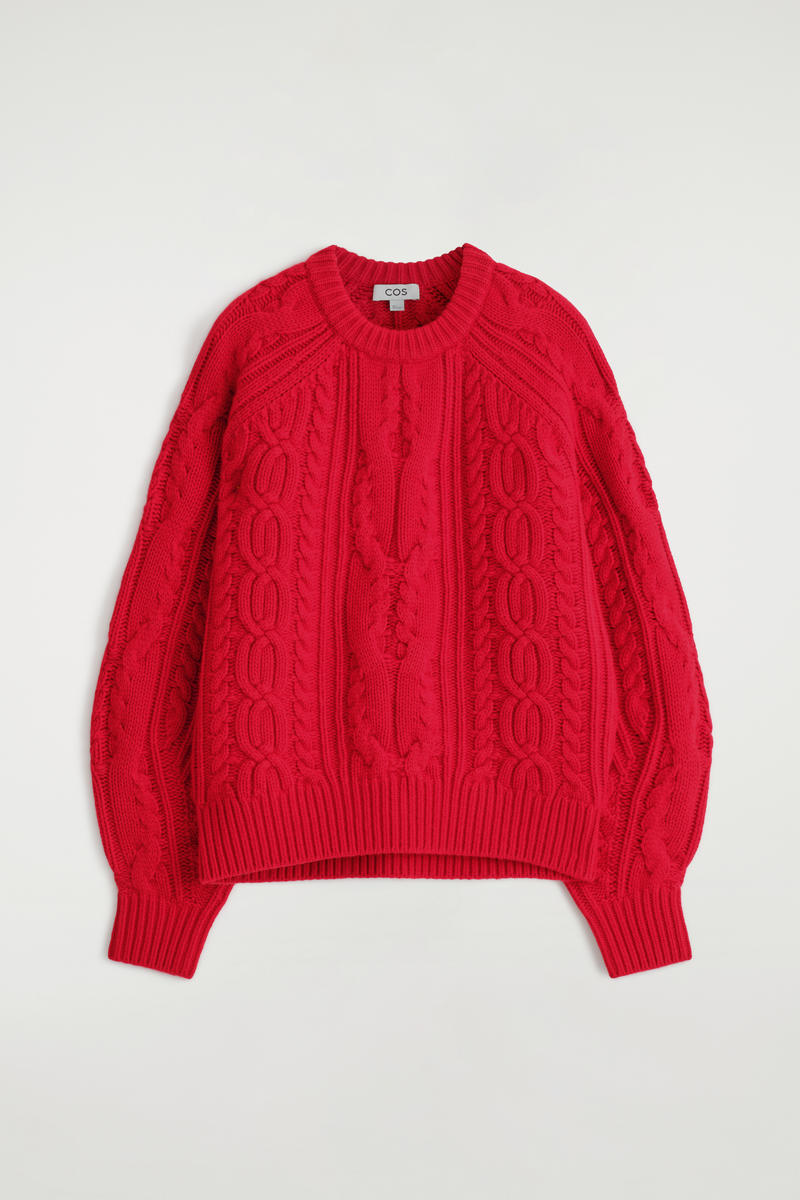 Cable-Knit Wool-Cashmere Sweater