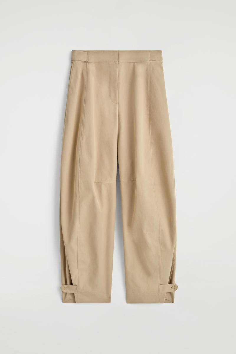 Utility Barrel-Leg Pants