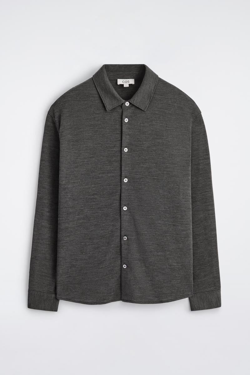 Wool-Blend Jersey Shirt