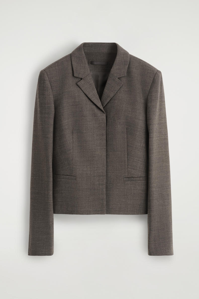Slim Waisted Wool Blazer