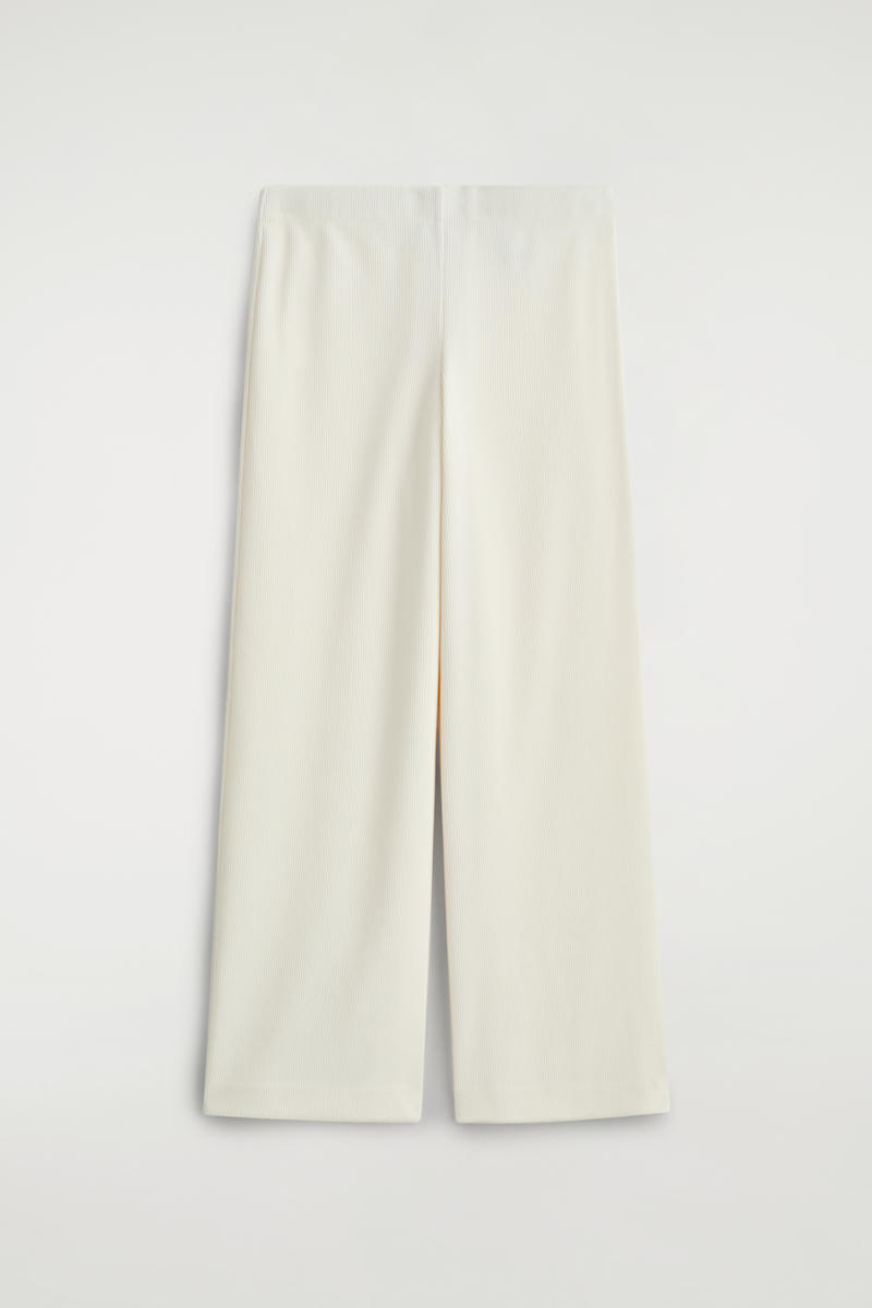Corduroy Wide-Leg Pants