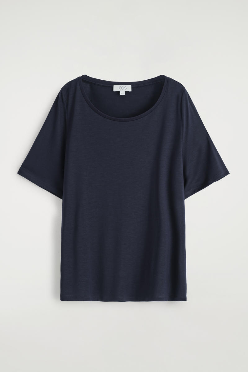 Relaxed Scoop-Neck T-Shirt