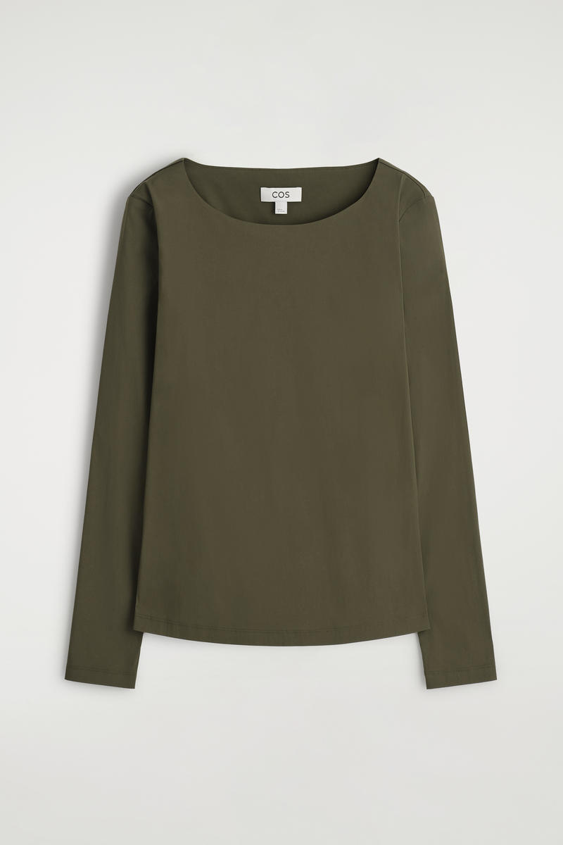 Cotton Long-Sleveled Top