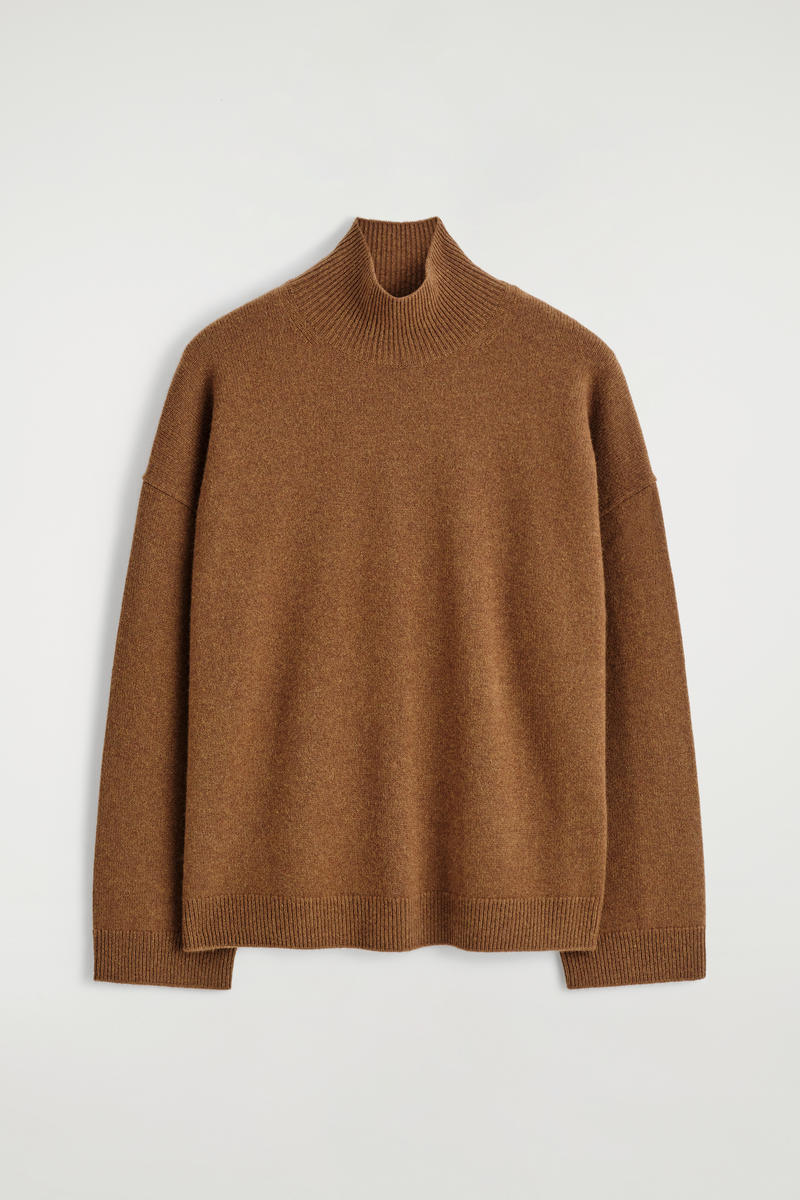 Cashmere Mock-Neck Sweater