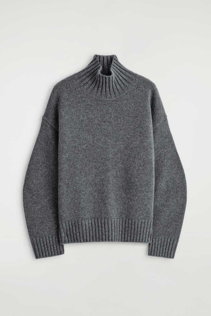 Cashmere Mock-Neck Sweater