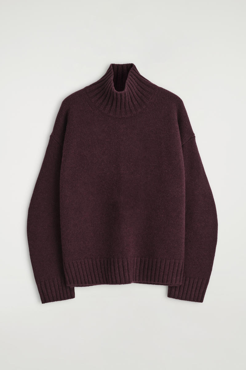 Cashmere Mock-Neck Sweater