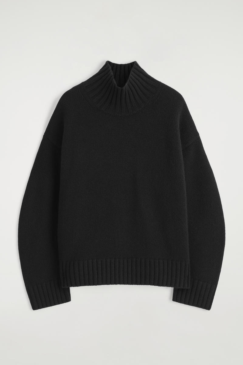 Cashmere Mock-Neck Sweater