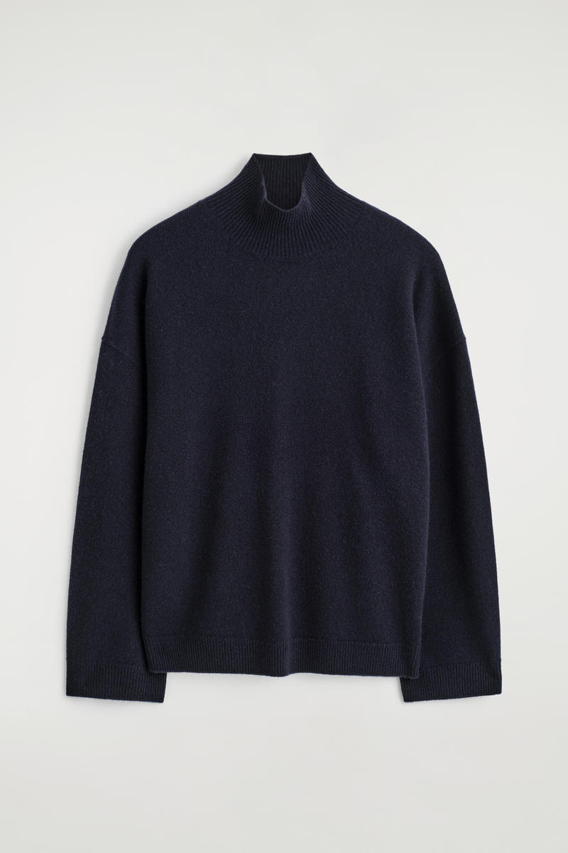Cashmere Mock-Neck Sweater