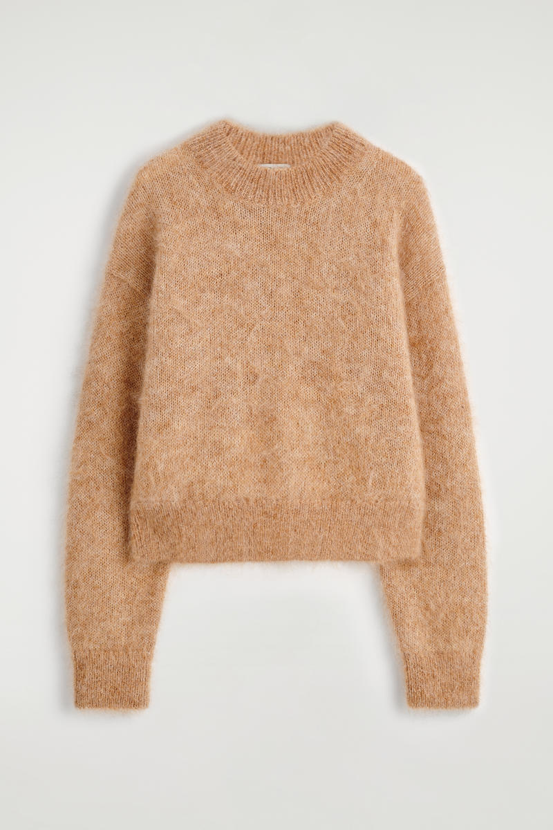 Mohair-Wool Crew-Neck Sweater by COS