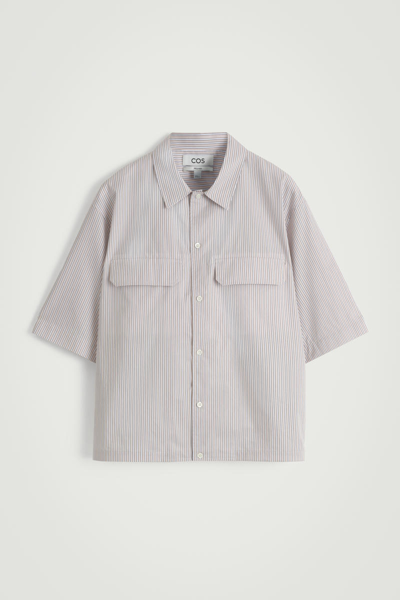 Relaxed Flap-Pocket Utility Shirt